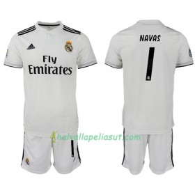 Jalkapallo Pelipaidat Real Madrid NAVAS 1 Lasten Kotipaita 2018-2019 Lyhythihainen